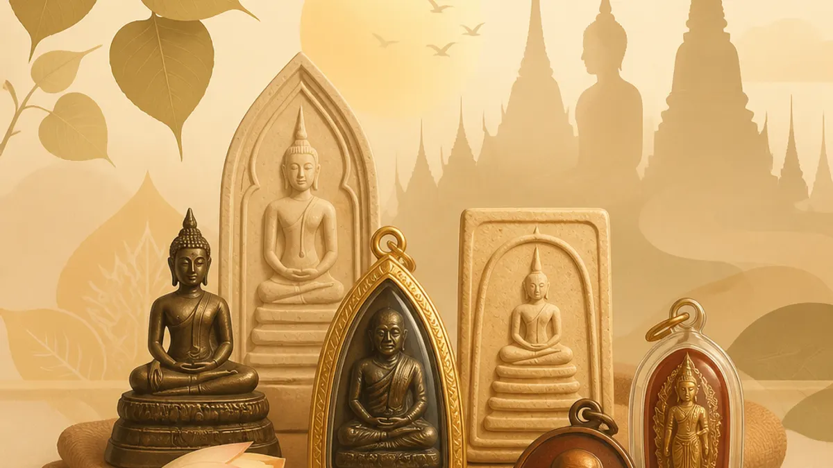 ภาพประกอบเรื่อง พระเครื่องและวัตถุมงคลไทย: ศรัทธา วัฒนธรรม และความหมาย
